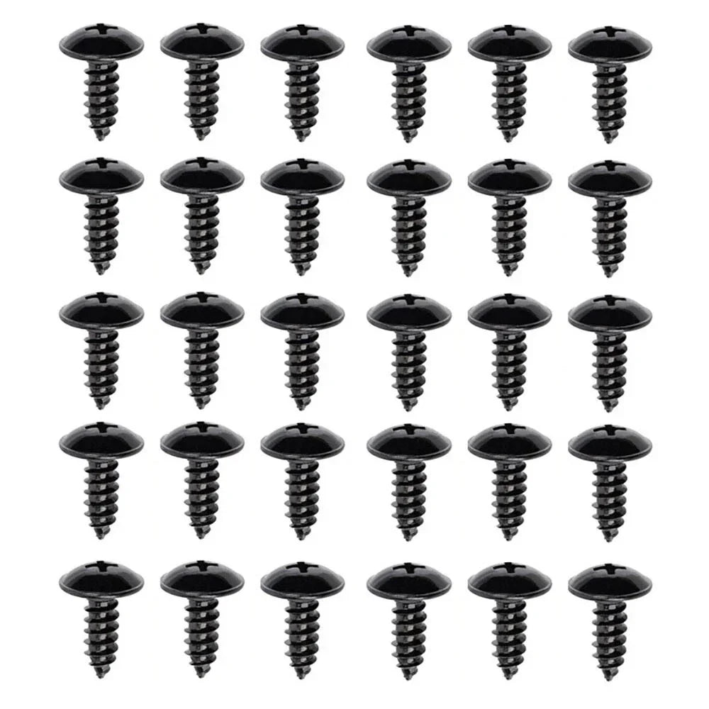 30 Pcs Fender Liner Retainer Screws for Hyundai Accent