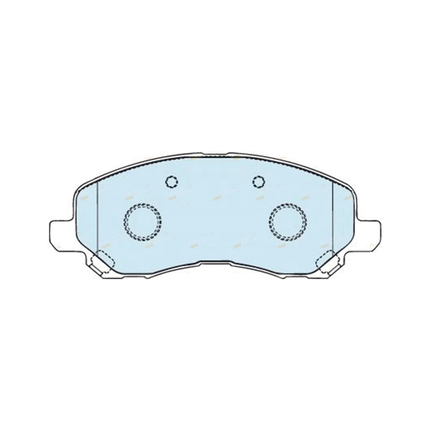 Front Disc Brake Pad Set for Dodge Caliber (2006-2014)