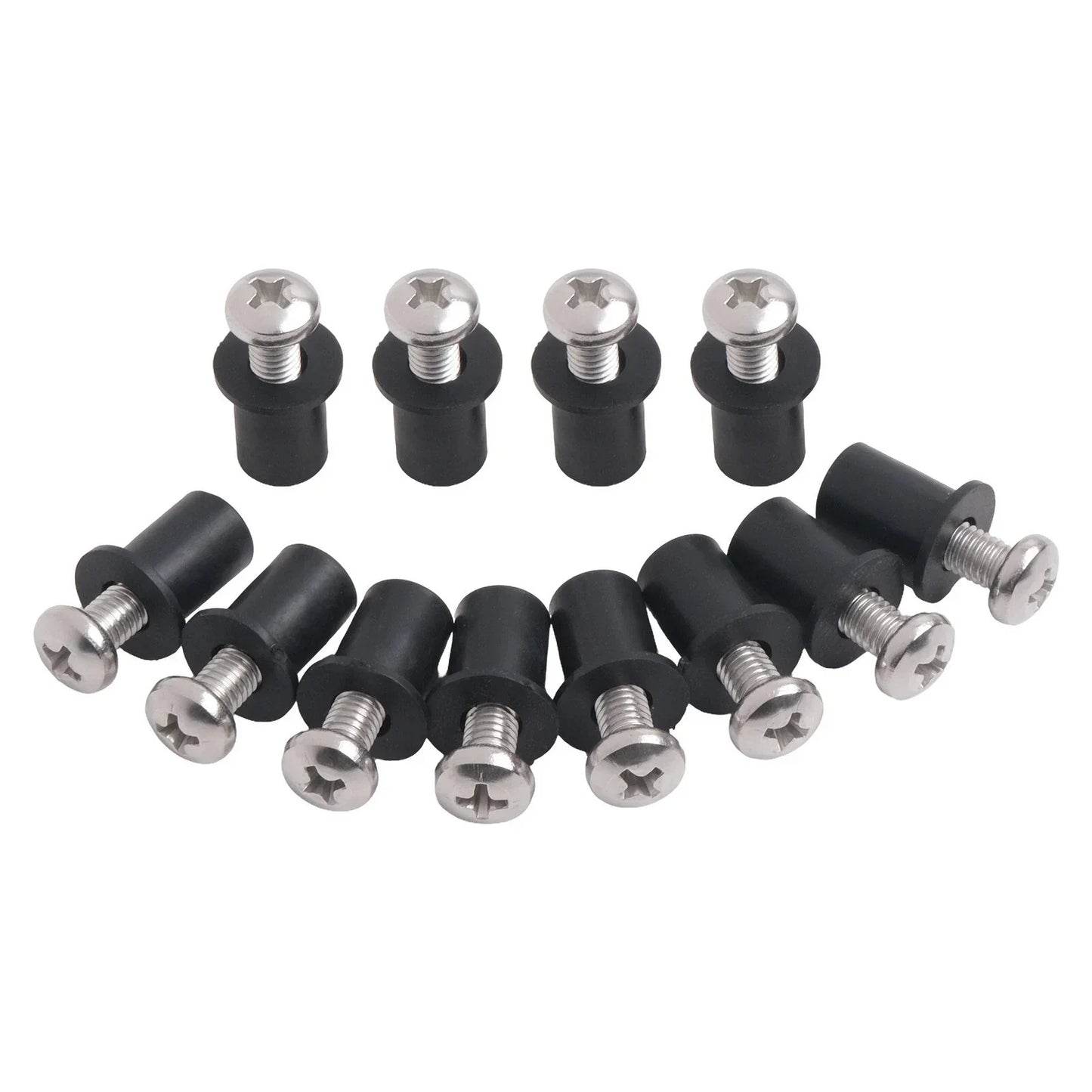 Stainless Steel Screws & Nuts / 12PCS / Screws and Nuts for Kayaks Canoes Boats