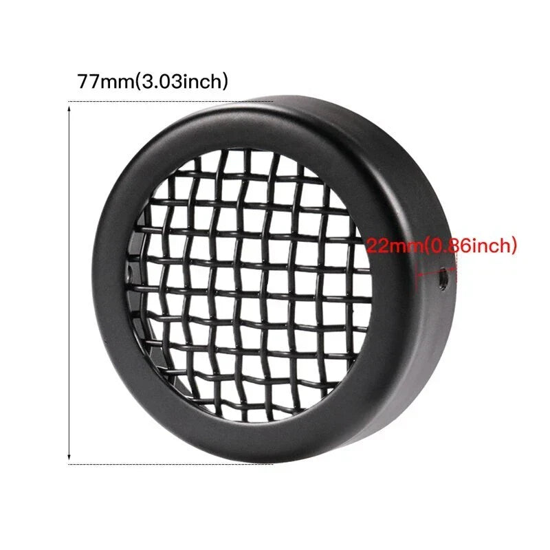 60mm Black Metal Turn Signal Lights Covers for Harley Sportster