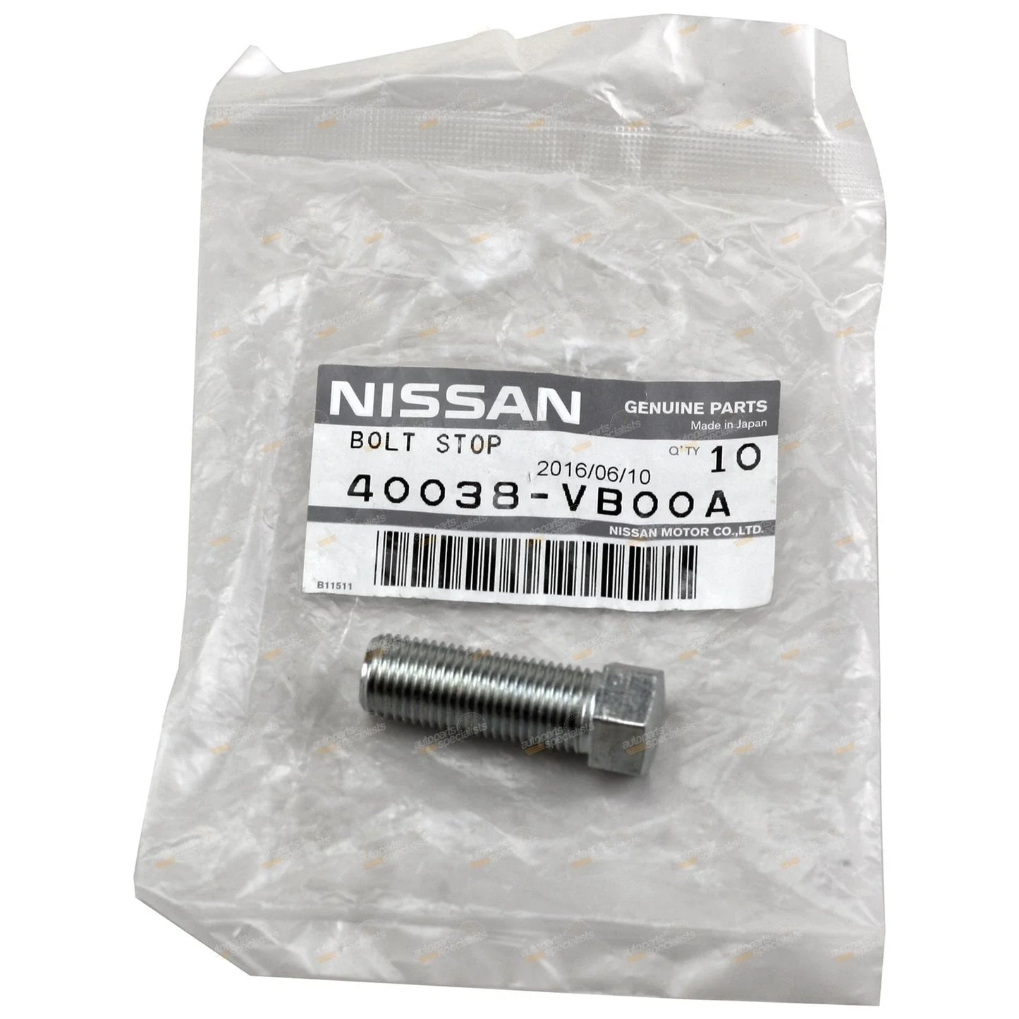 Front Steering Lock Stop Bolt for Nissan Patrol GU Y61 (1997-2016)