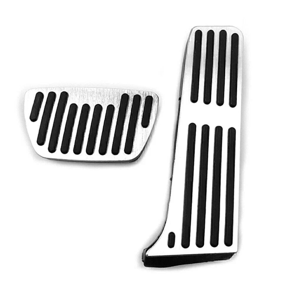 Silver Gas Brake Foot Pedal Covers for Toyota Camry (2018-2020) Pieces