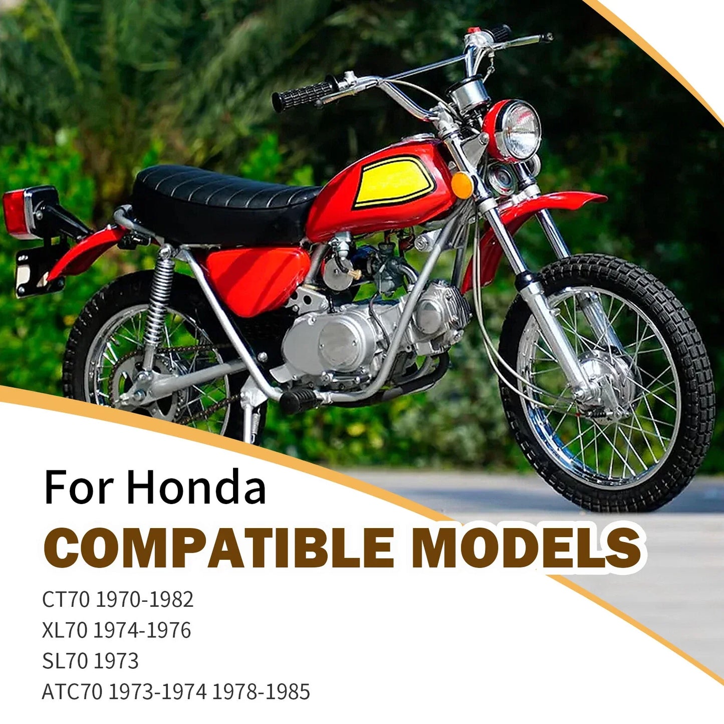 Air Filter with Plate for Honda ATC70 CT70 XL70 SL70