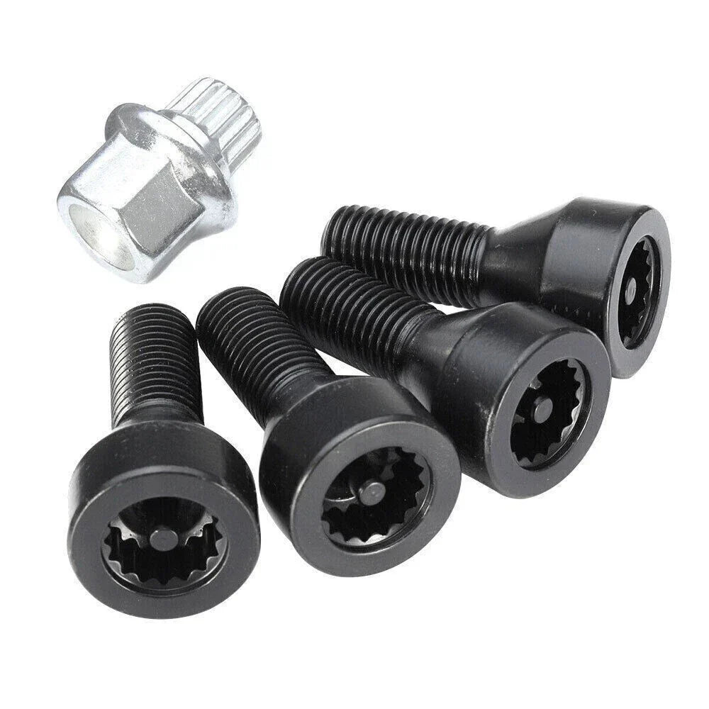 Wheel Lock Set Lug Bolts for BMW 1 3 5 6 Series M3 M5 M6 Z3 (1998-2023)