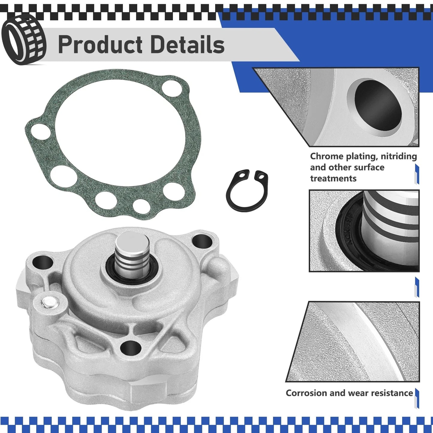 Oil Pump Assembly & Gasket for Yamaha Raptor 700R YFM700R SE (2006–2024)