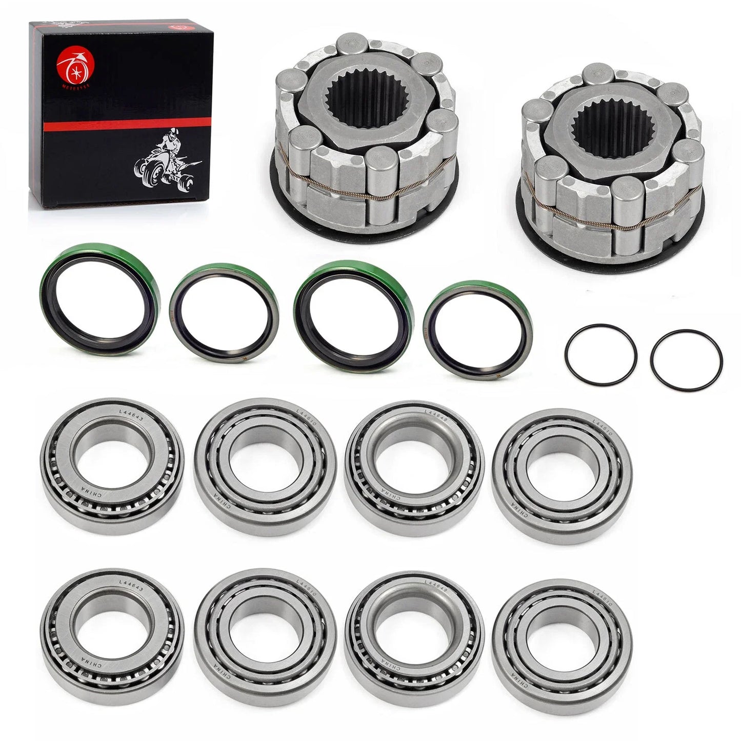 2 x Front Wheel Hub Clutch Strut Bearing Seal for Polaris Sportsman (2001–2007)