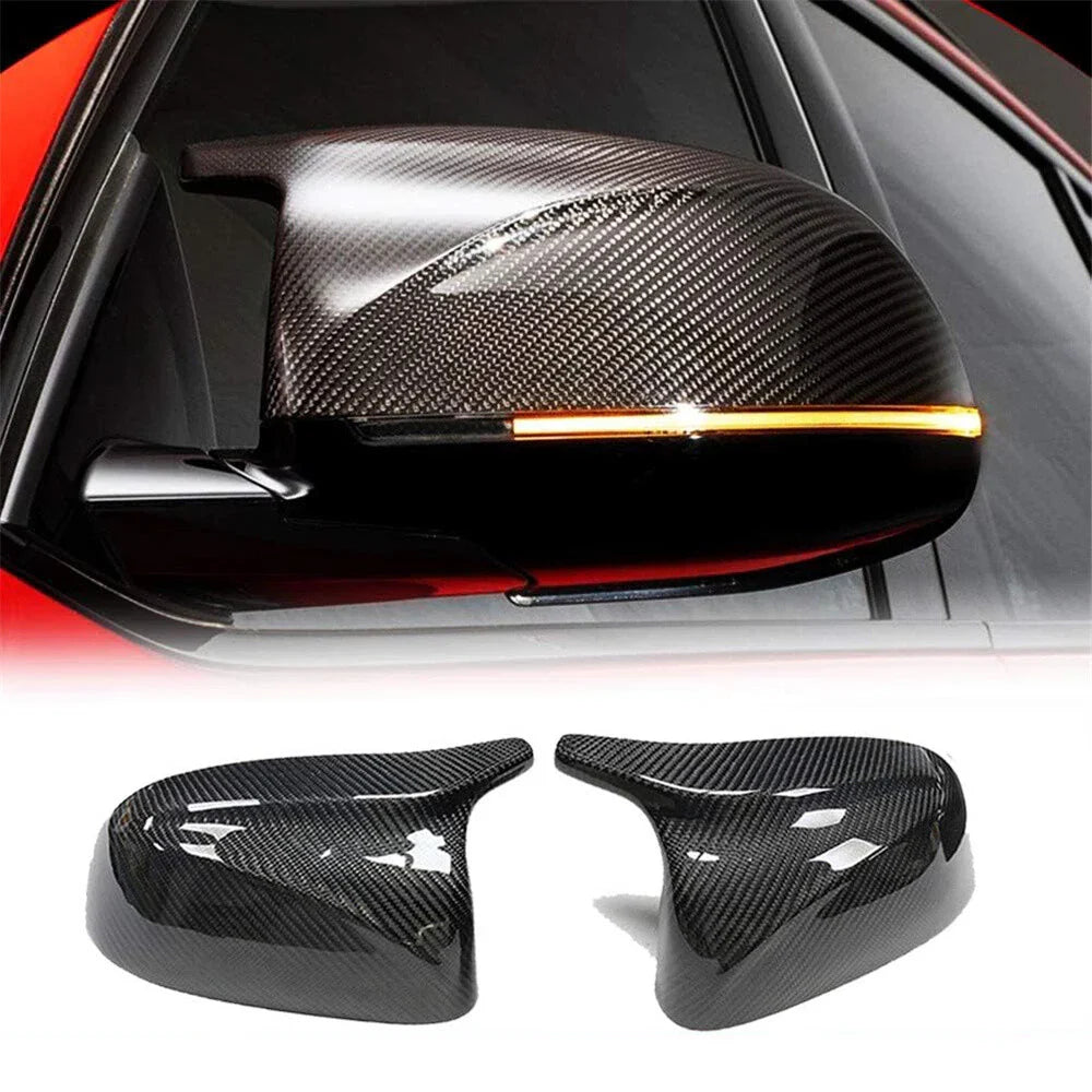 Real Carbon Fiber Side Mirror Covers for 2018-2024 BMW G05 X5 G01 G03 X4