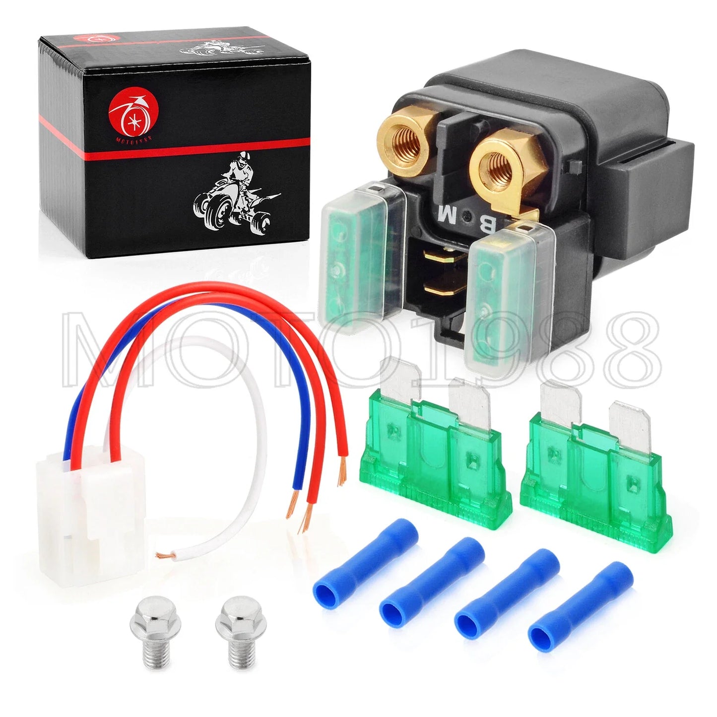 Starter Solenoid Relay B-M & Plug for Yamaha Royal Star (1999–2012)