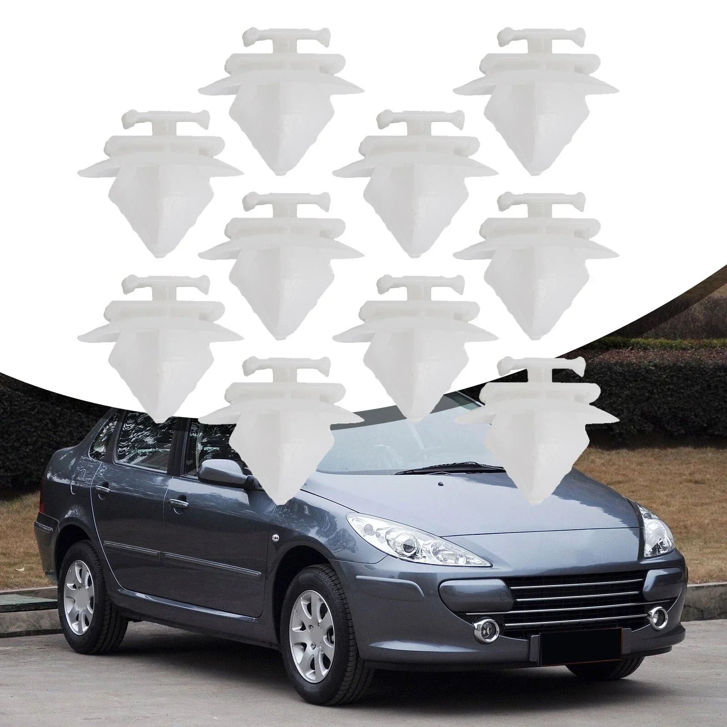10 x Door Trim Clips for C2 C3 206 207