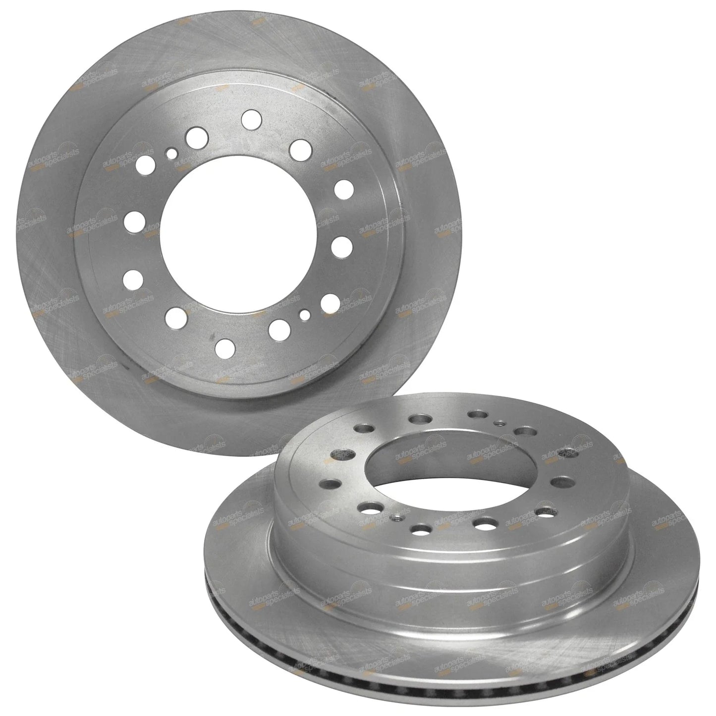 2 x Rear Brake Rotors for Toyota Prado GRJ120/KDJ120 (2002–2009)