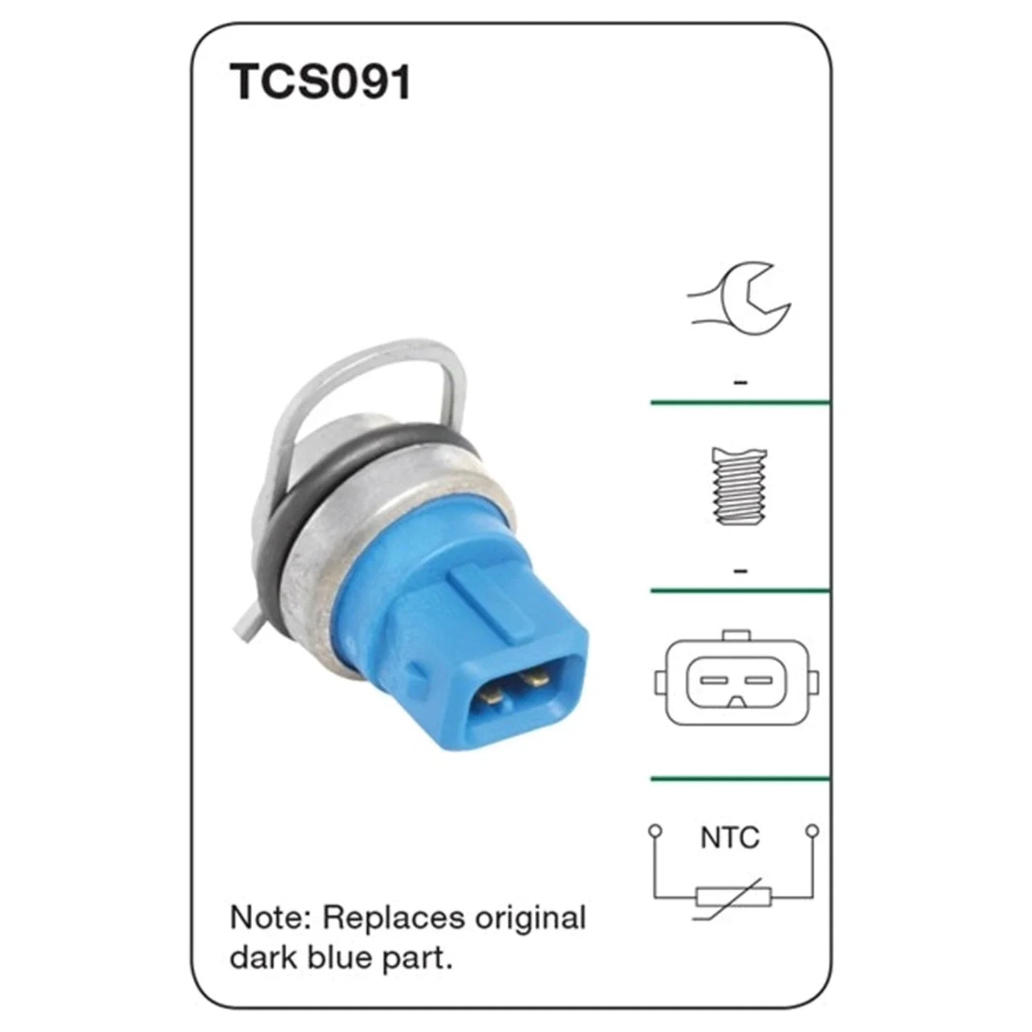 4cyl 2.0L Coolant Temperature ECU Sensor for Audi 80 (1992-1995)