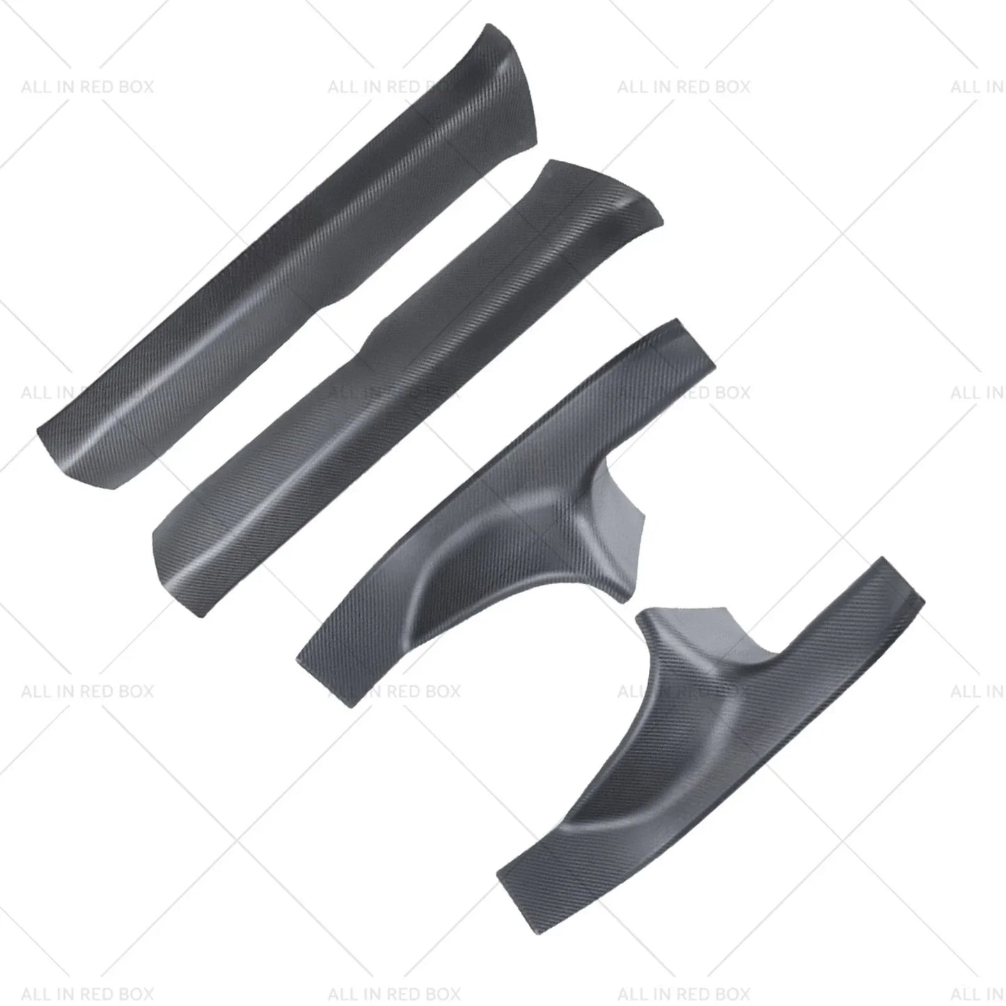 Carbon Fiber Front & Rear Door Sill Guards for Tesla Model 3 (2023)