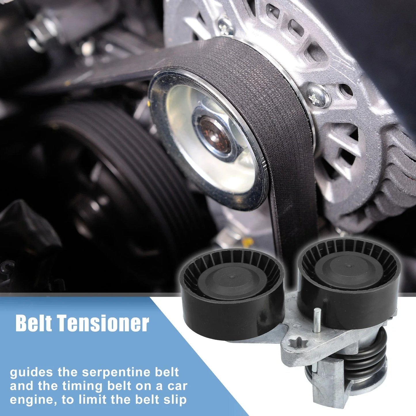 Engine Belt Tensioner Pulley Assembly 3.0L for BMW 335i (2007 - 2013)