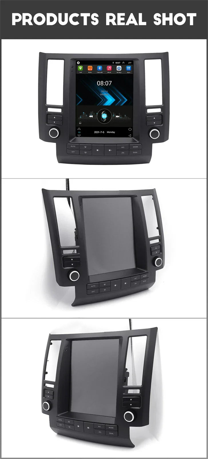9.7'' Carplay Stereo Radio GPS for Infiniti FX35 FX45 (2003-2006)