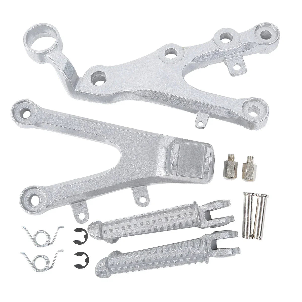 Driver & Passenger Footpegs Footrests Bracket for Yamaha YZF R6 (2006-2016)