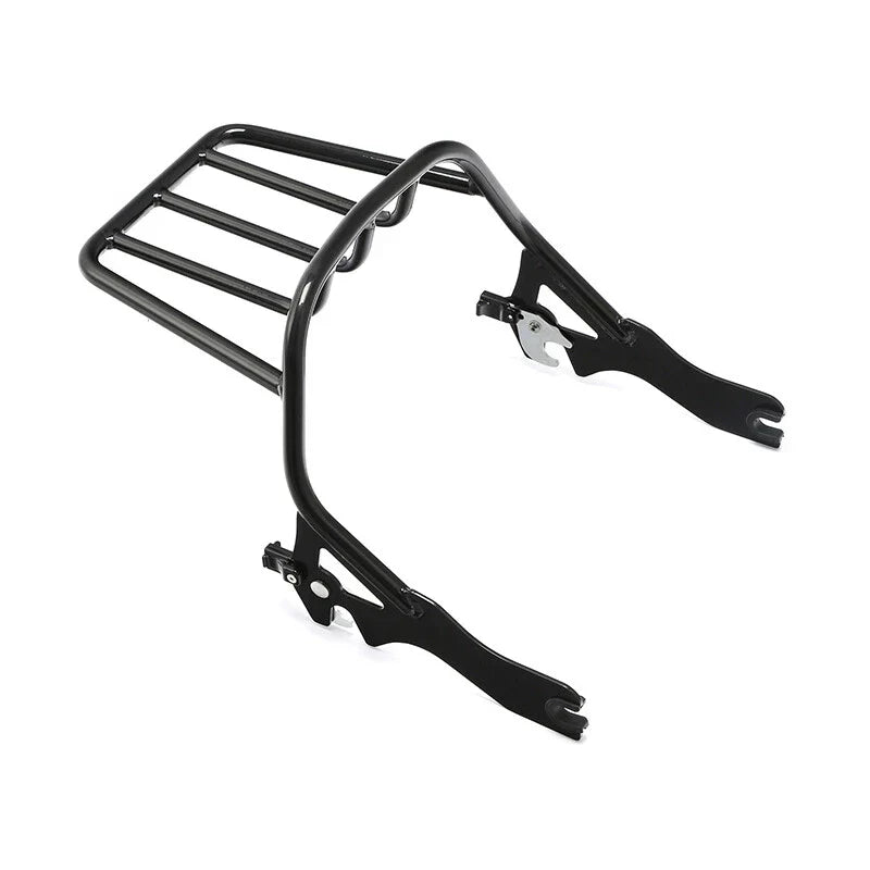 Vivid Black Luggage Rack Mount for Harley Softail Fat Bob (2018-2024)