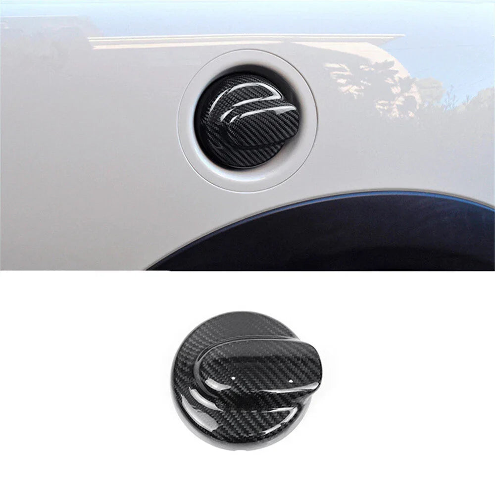 Real Carbon Fiber Gas Fuel Tank Cap Cover for Mini Cooper R55 R56 R57 (2007-2013)