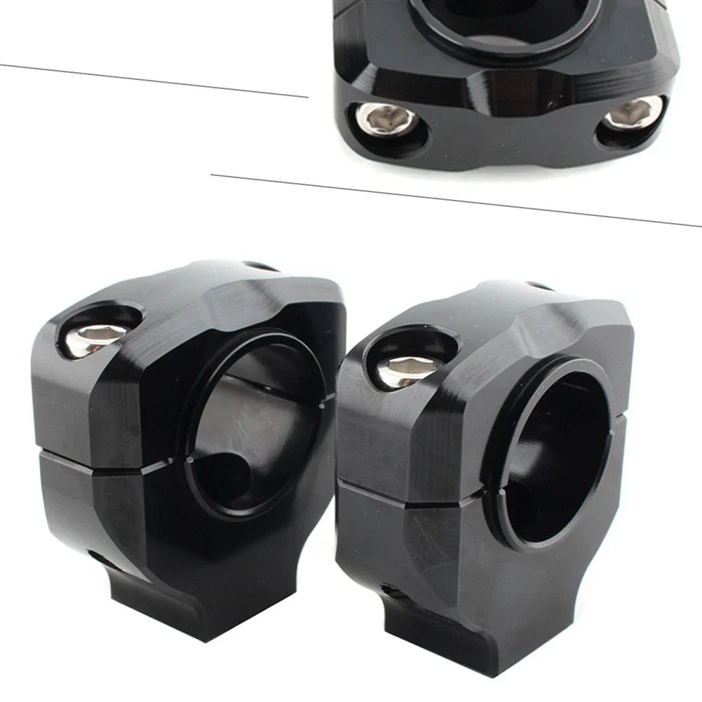 28mm CNC Motorcycle Universal Handlebar Fat Bar Riser Mount Clamp