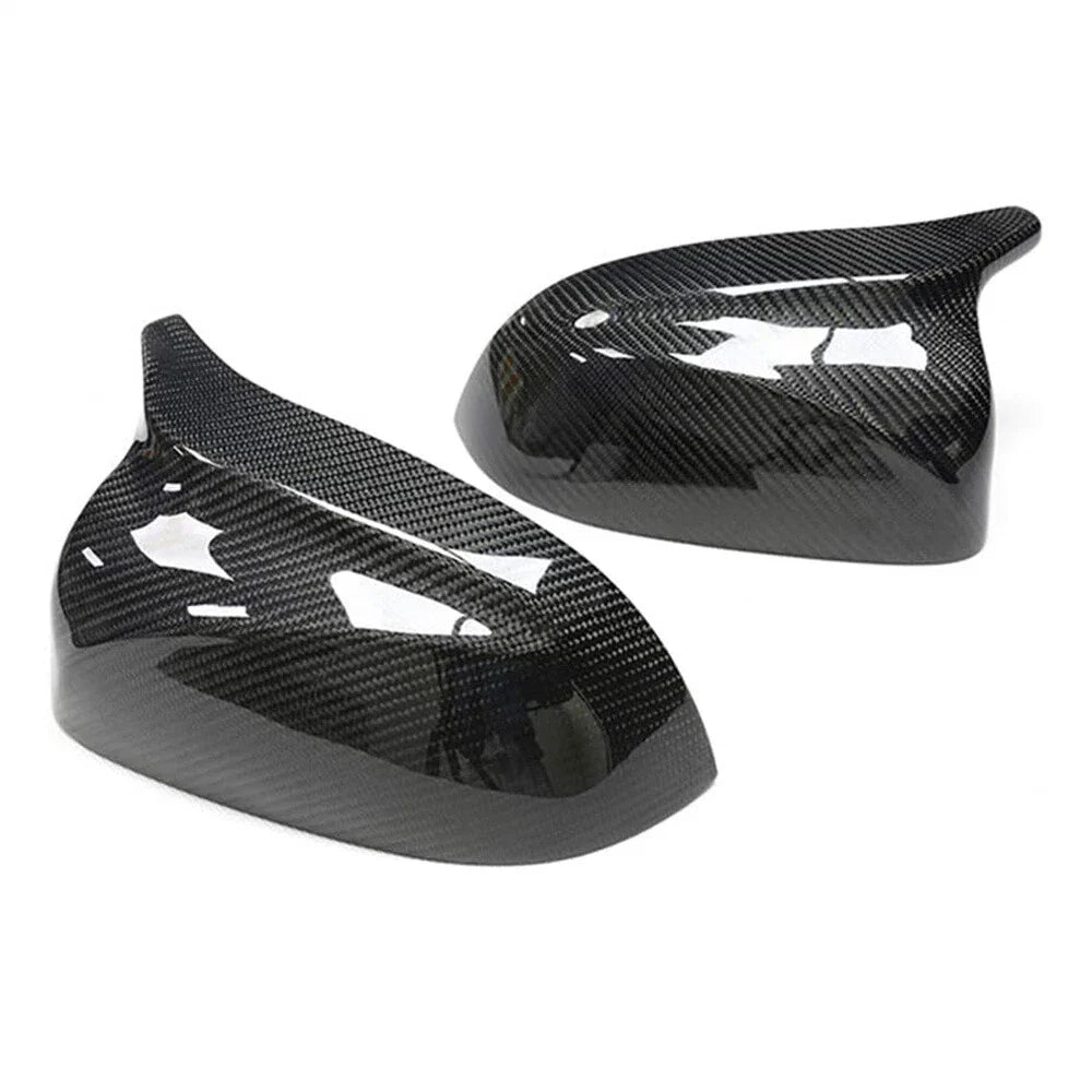 Carbon Fiber Side Mirror Cover Caps for BMW X3 X4 X5 G01 G02 G05 (2018-2024)