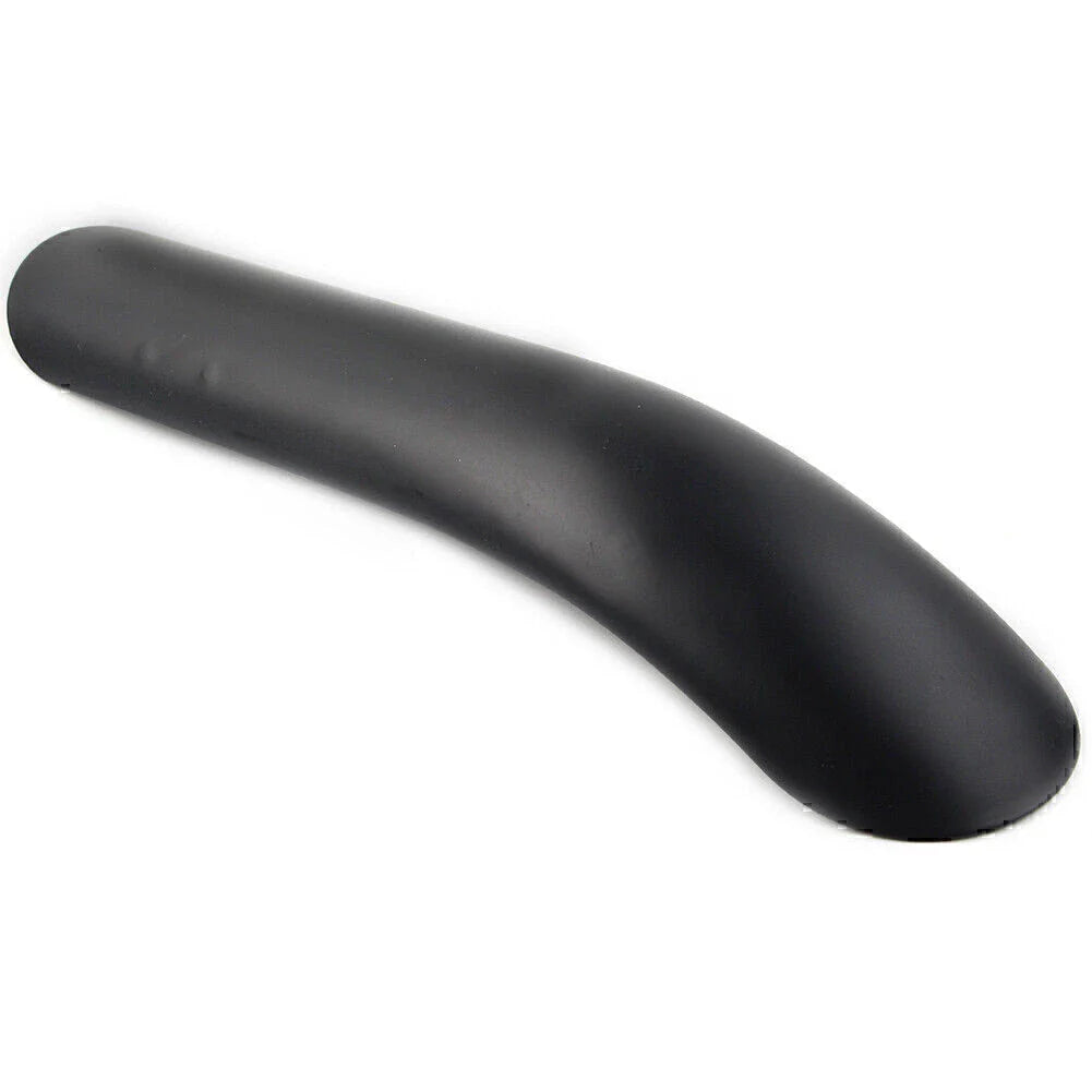 Curved Black Exhaust Muffler Pipe Heat Shield Cover for Harley