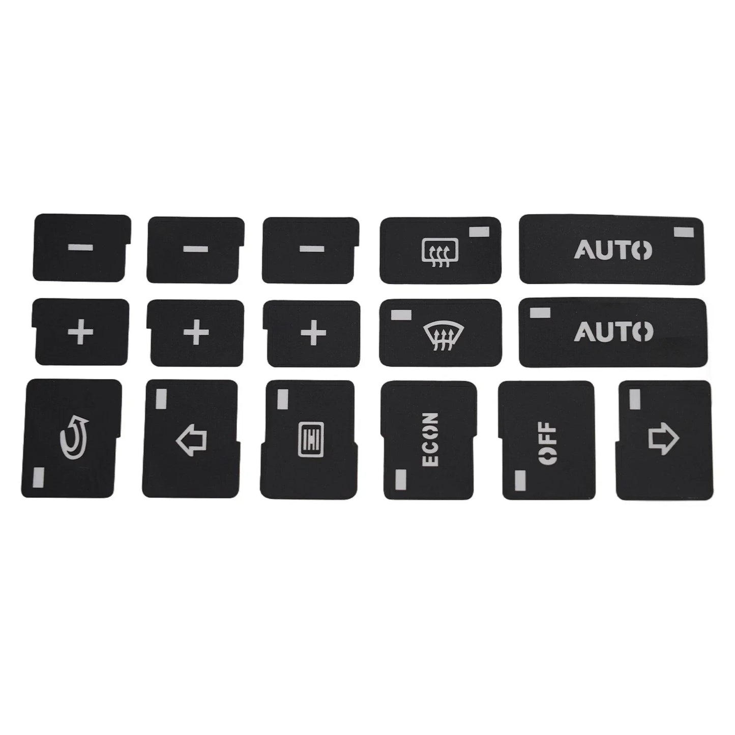 AC Climate Control Button Decals for Audi A4 B6/B7 (2000–2008)
