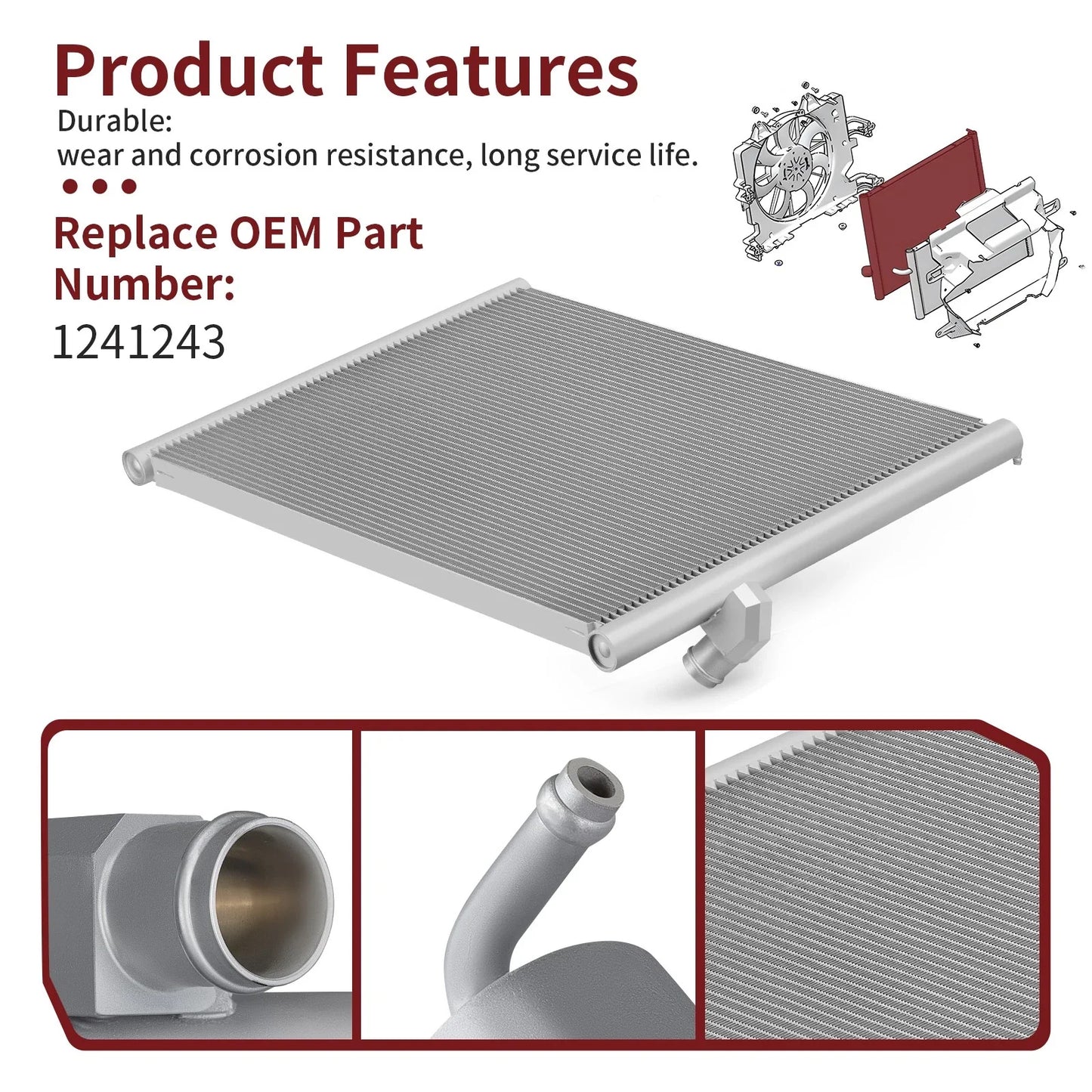 Radiator for Polaris RZR Pro XP (2020–2025)