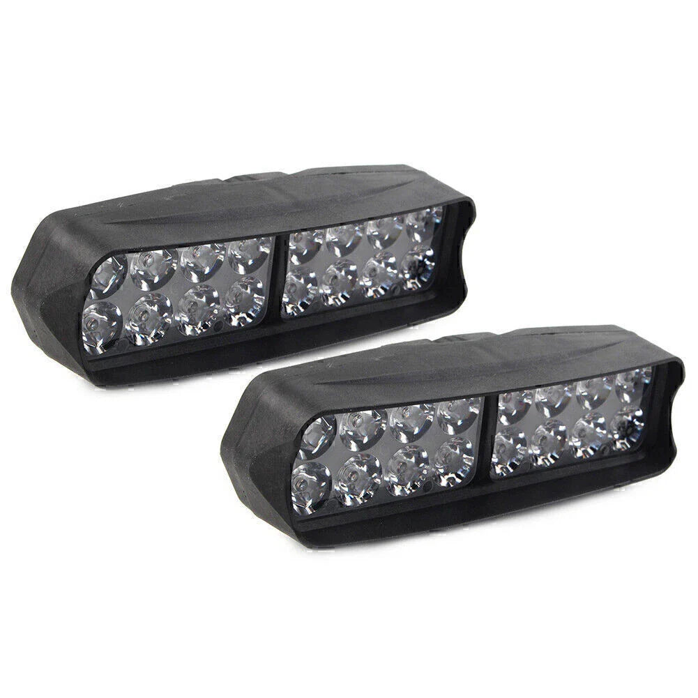 16-LED Motorcycle Headlight Fog Light 2400Lm for UTV ATV