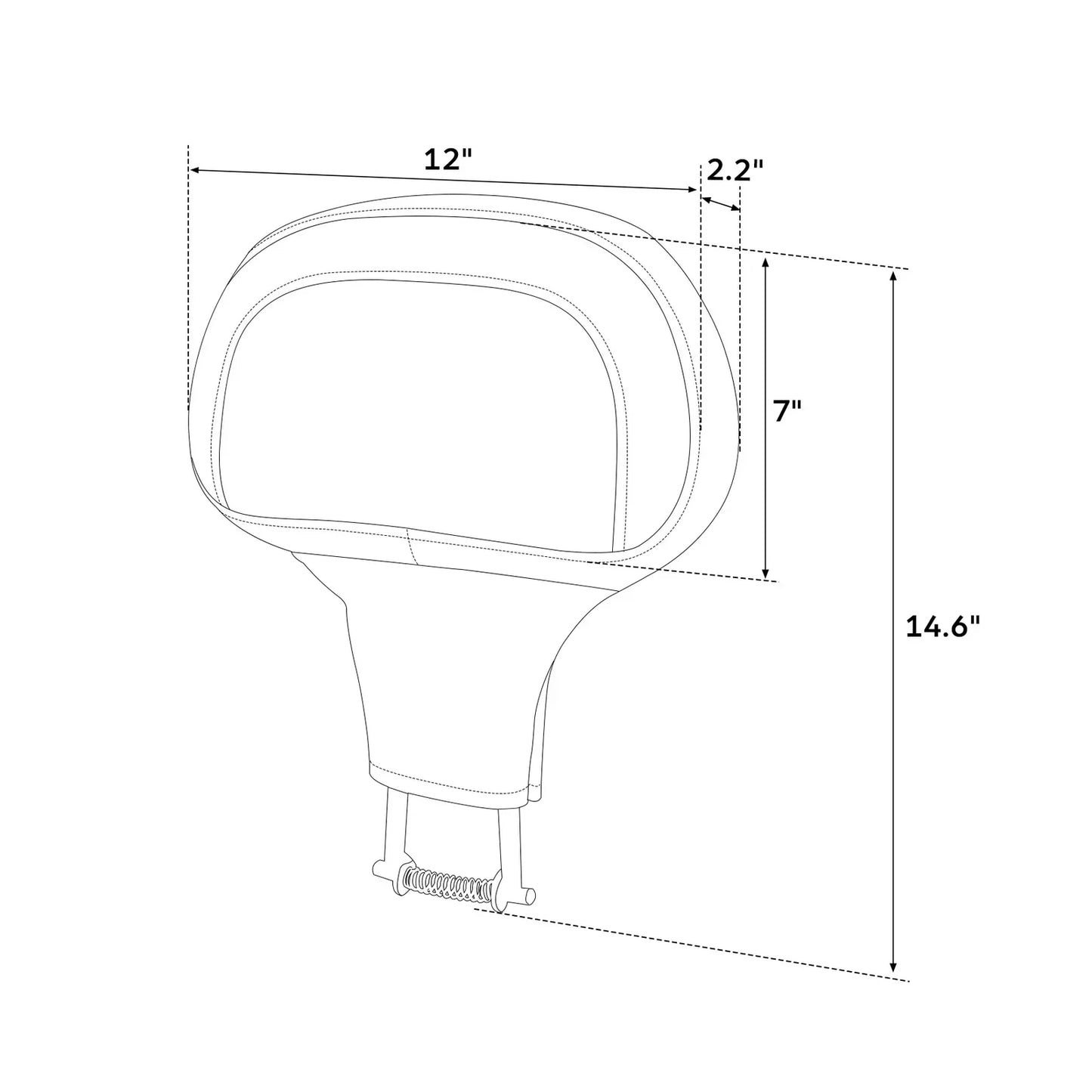 Rider Driver Backrest Mounting Kit for Harley Electra Street Glide (2009-2023)
