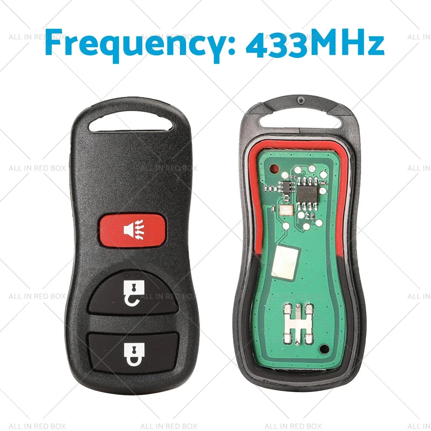 Remote Flip Key for Nissan X-Trail T30 (2002-2007) 433MHz Replacement