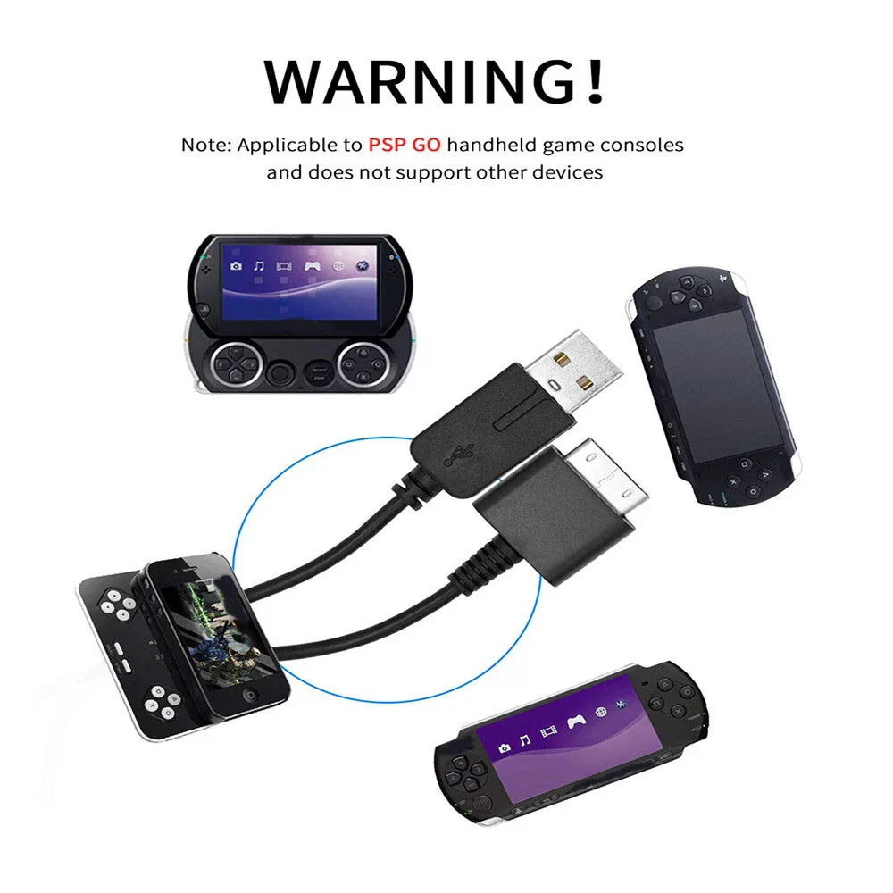 USB 2.0 Data Sync Transfer & Power Charger Cable for PSP Go