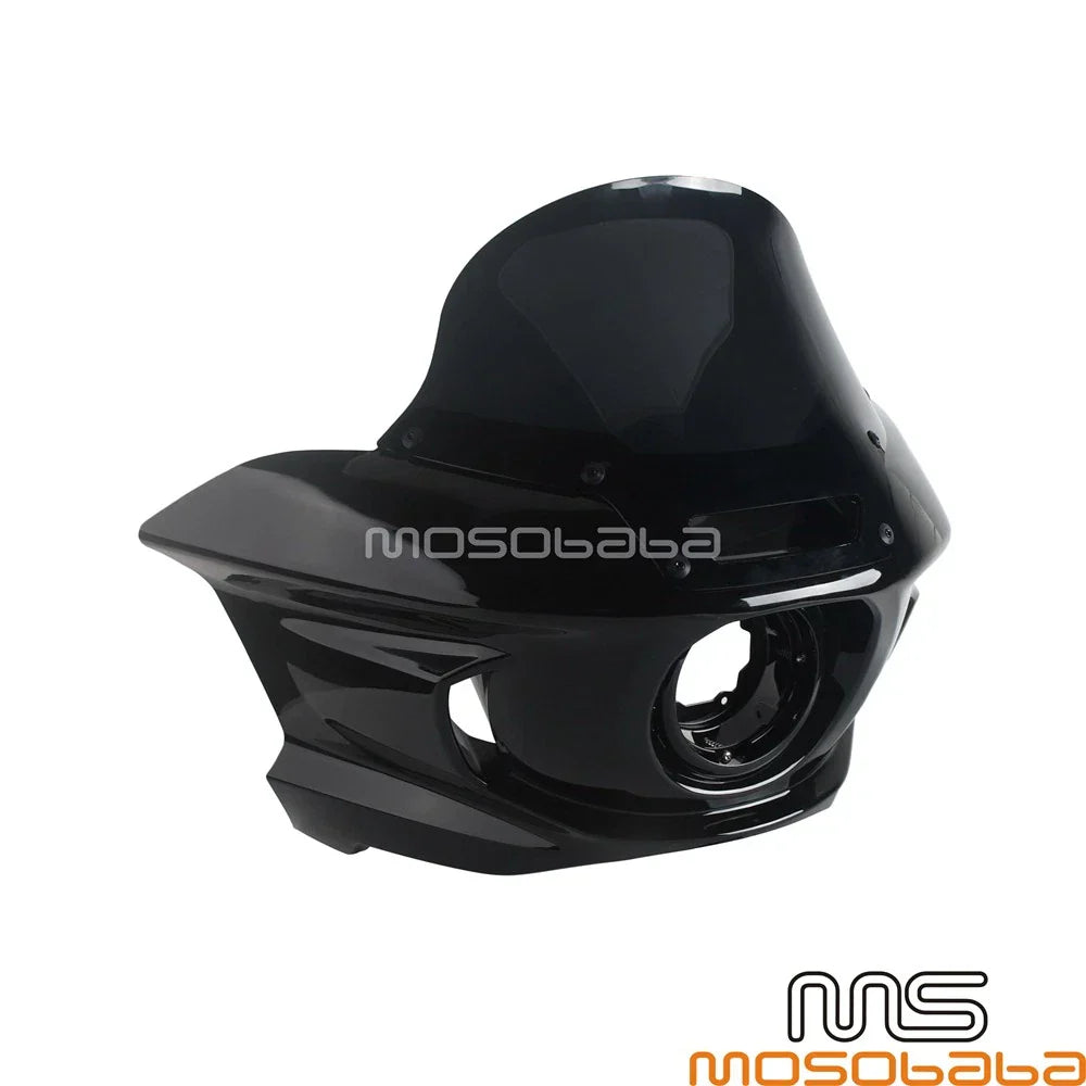 14.4" Windshield Headlight Fairing for Harley Softail FXBBS FXST FXLRS FXLR