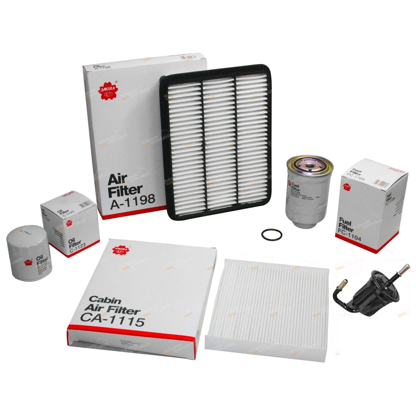 Air-Oil-Fuel & Cabin Filter Kit 3.0L for Prado KDJ150/KDJ155