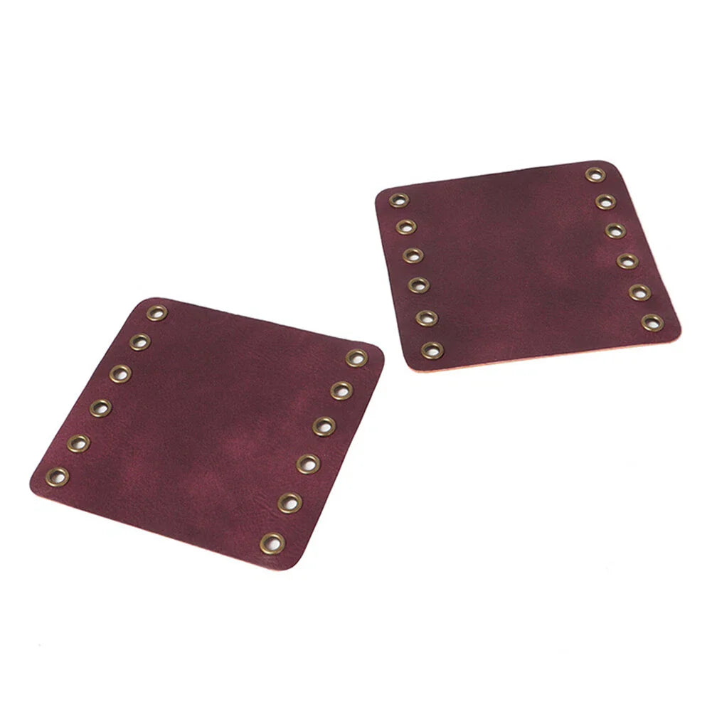 Leather Hand Grips Covers Retro Wraps for Harley Cafe Racer