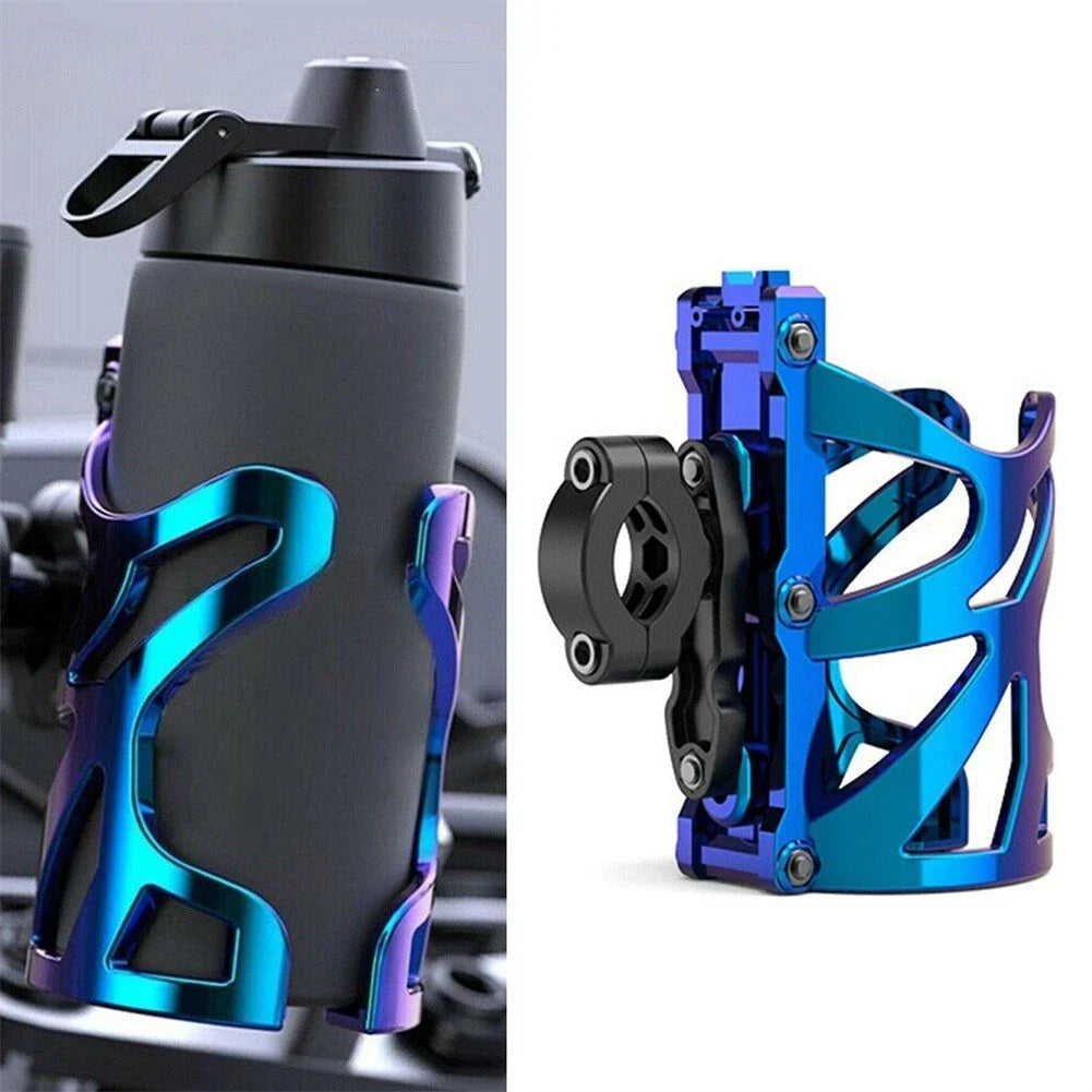 Motorcycle Alloy Handlebar Water Cup Drink Bottle Holder for Universal