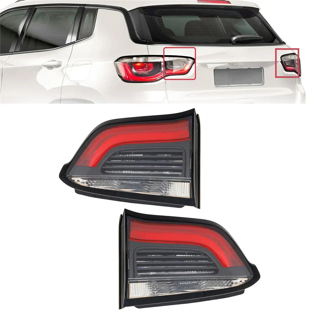 Tail Light Brake Lamp Pair for 2017-2021 Jeep Compass (2017-2021)