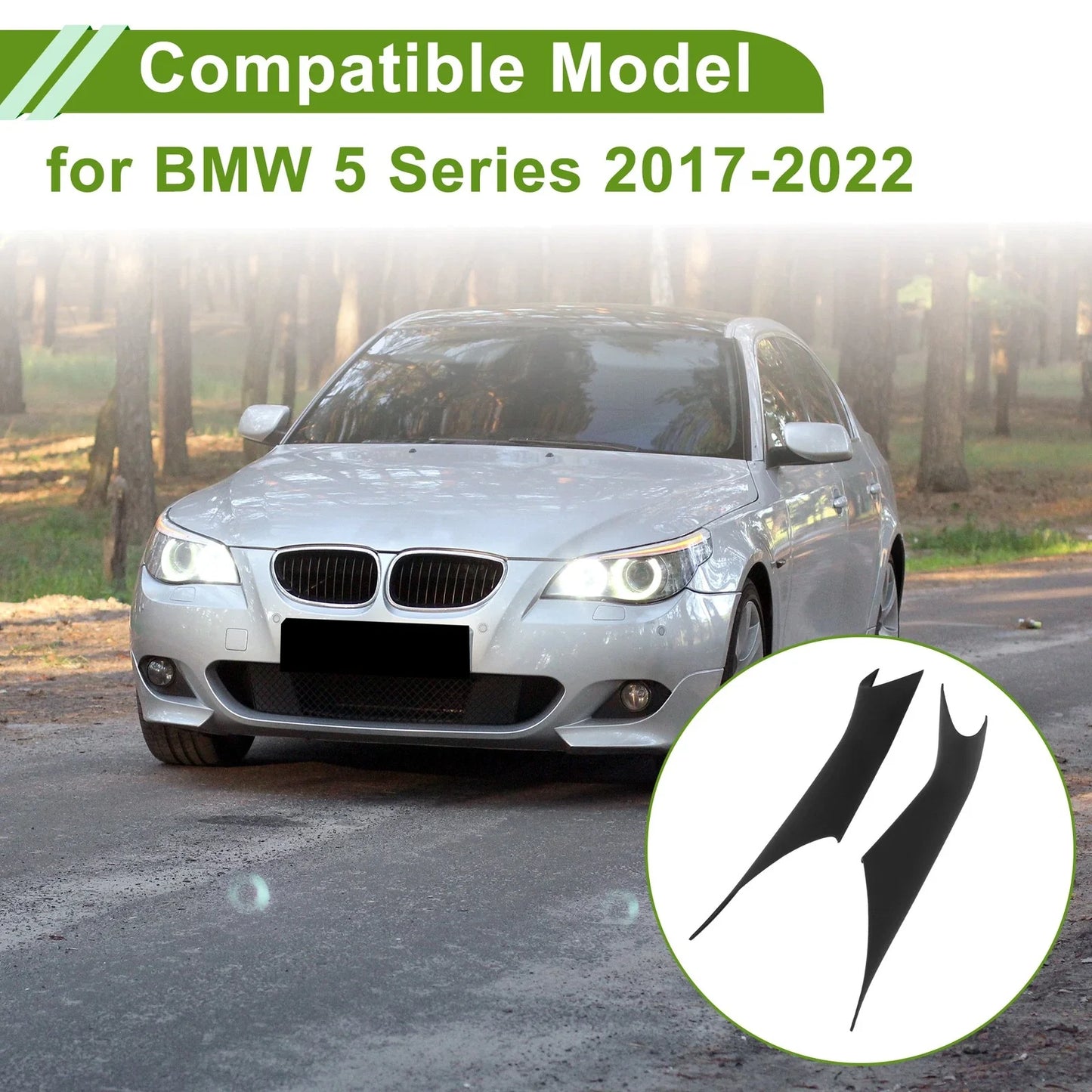 Door Panel Handle Pull Trim Cover for BMW 5 Series (2017 - 2022)