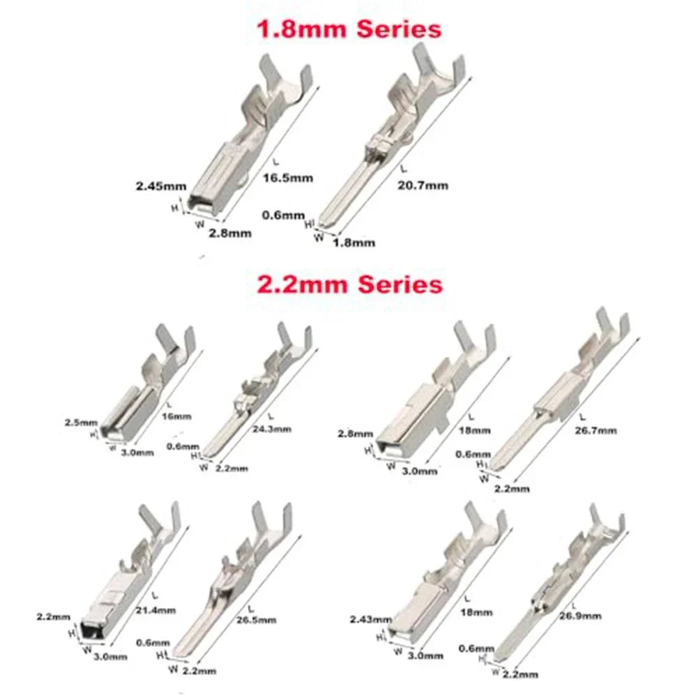 500 Piece Connector Pins Kit for Automotive DIY and Electronic Repairs
