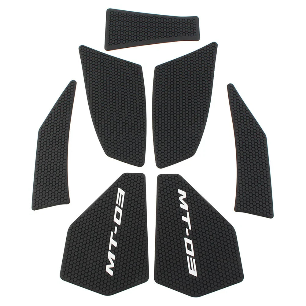 Rubber Grips Tank Side Knee Pads for Yamaha MT-03 (2021 - Present)