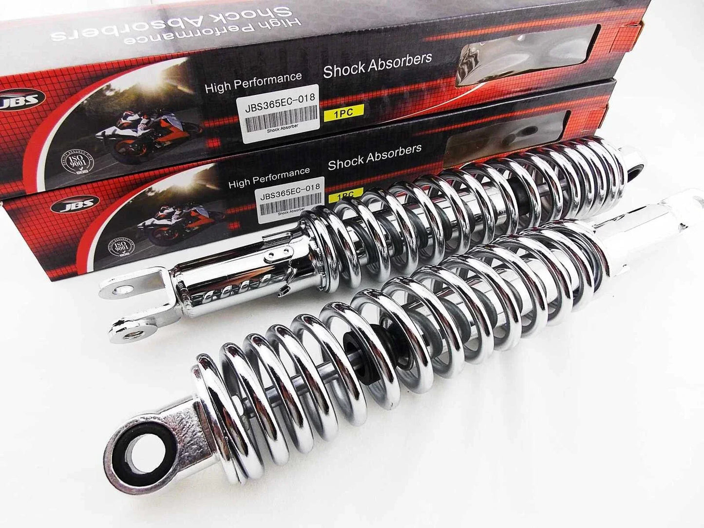 365mm Chrome Rear Shock Absorbers for Honda CB750F (1979-1982)