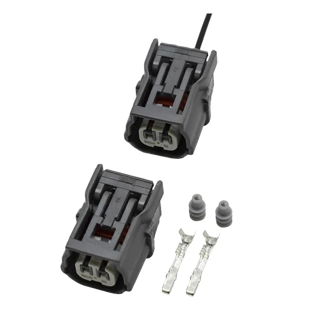 2 x Pins Wire Connector Plug for Light Starter Intake Pressure Sensor