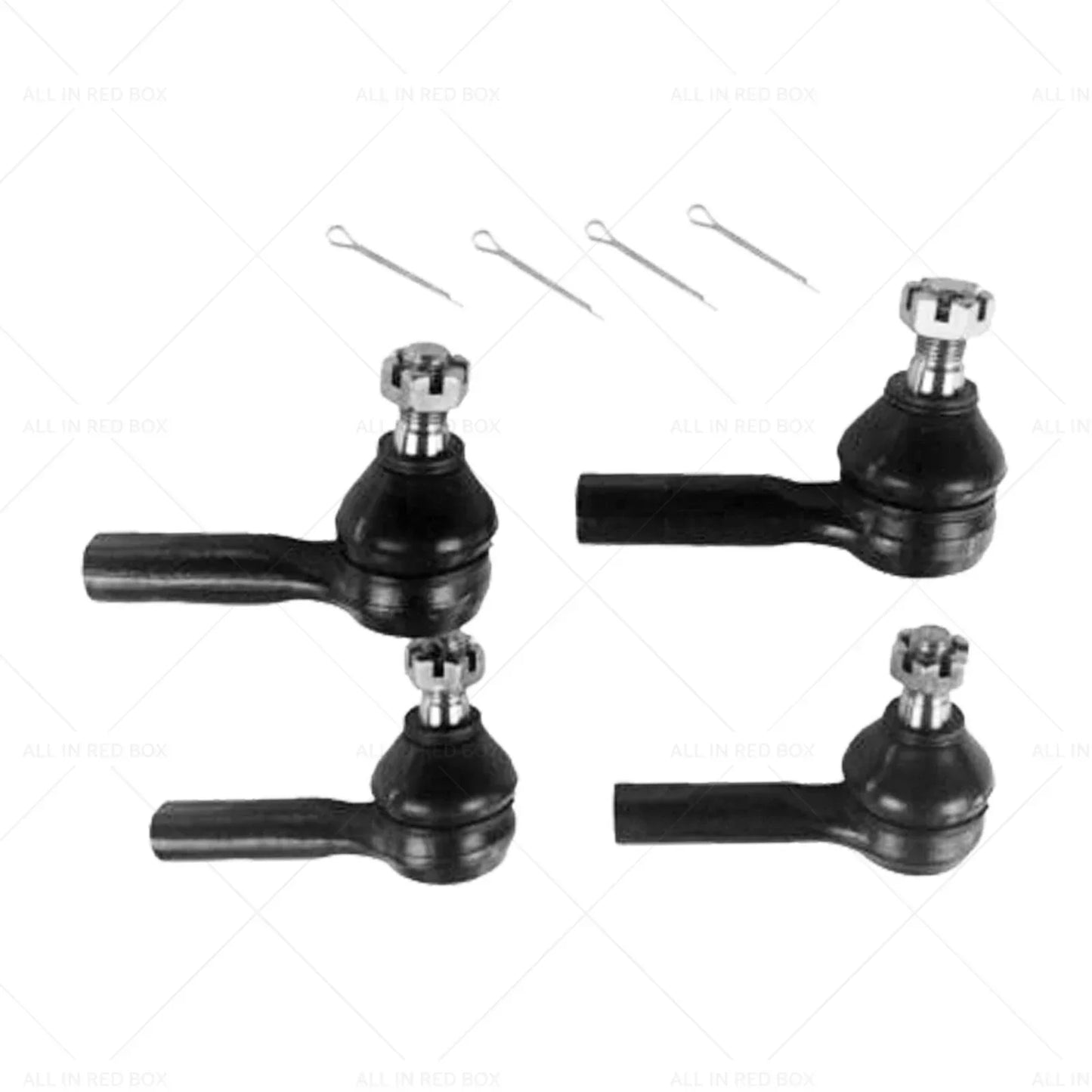 4 x Inner Outer Tie Rod Ends for Nissan D22 Navara 4x4 (1997-2005)