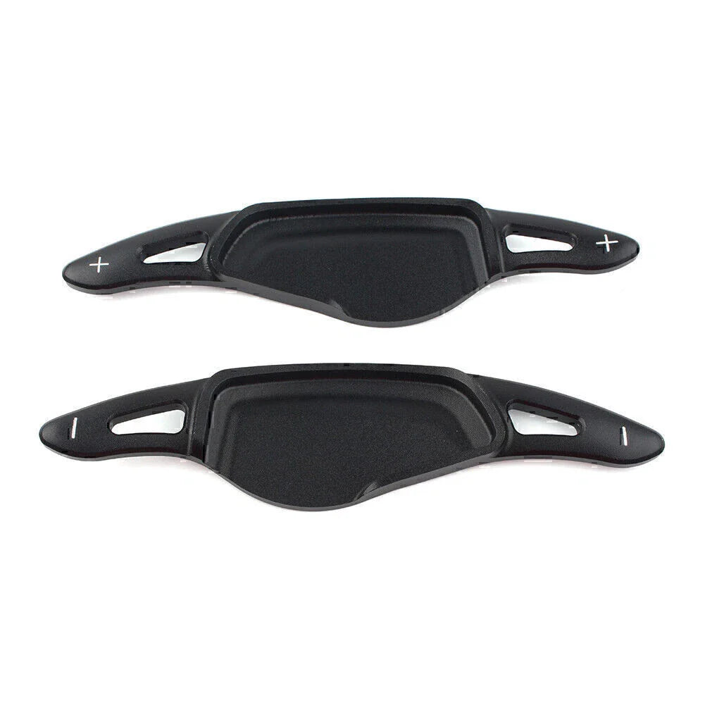 Black Steering Wheel Paddle Shifter Extensions for BMW 5 7 Series X3 X4 X5