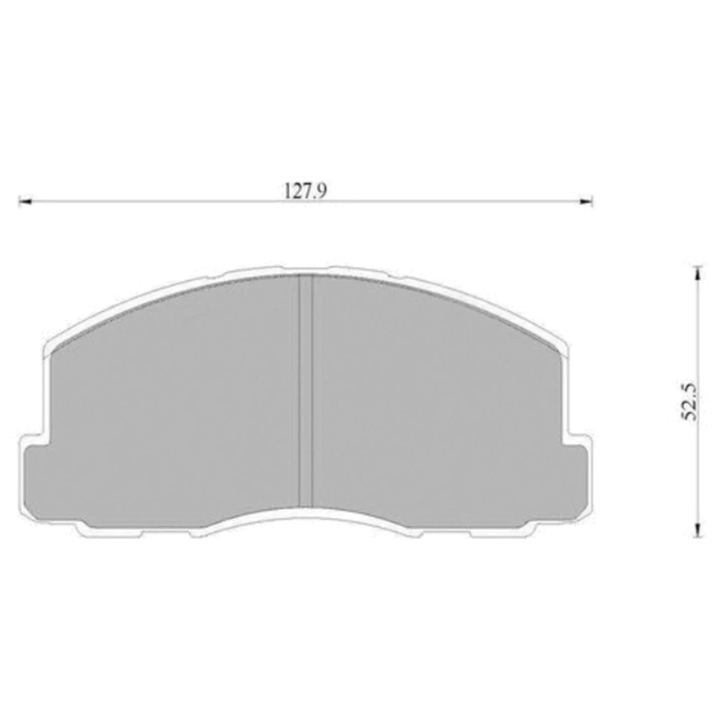Front Disc Brake Pads Set 1.8L for Cordia
