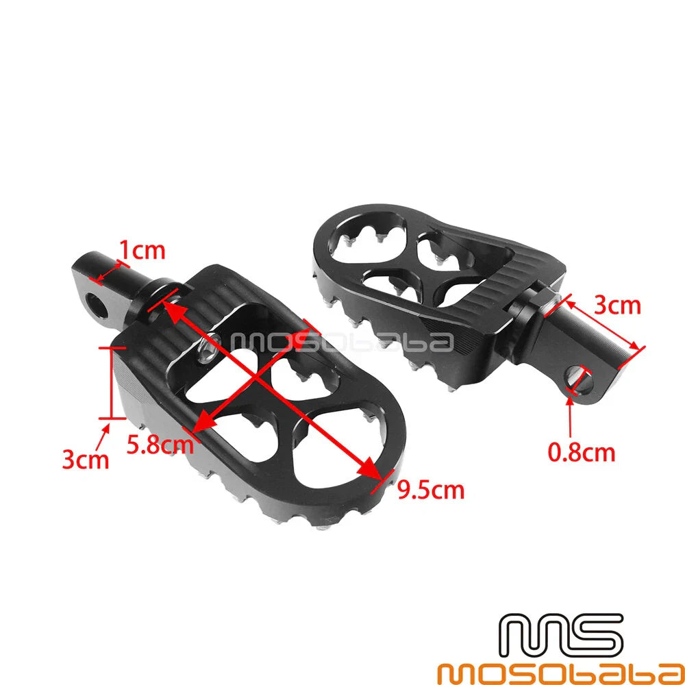 MX Foot Pegs for Harley Dyna Street Bob Super Glide (1993-2017)
