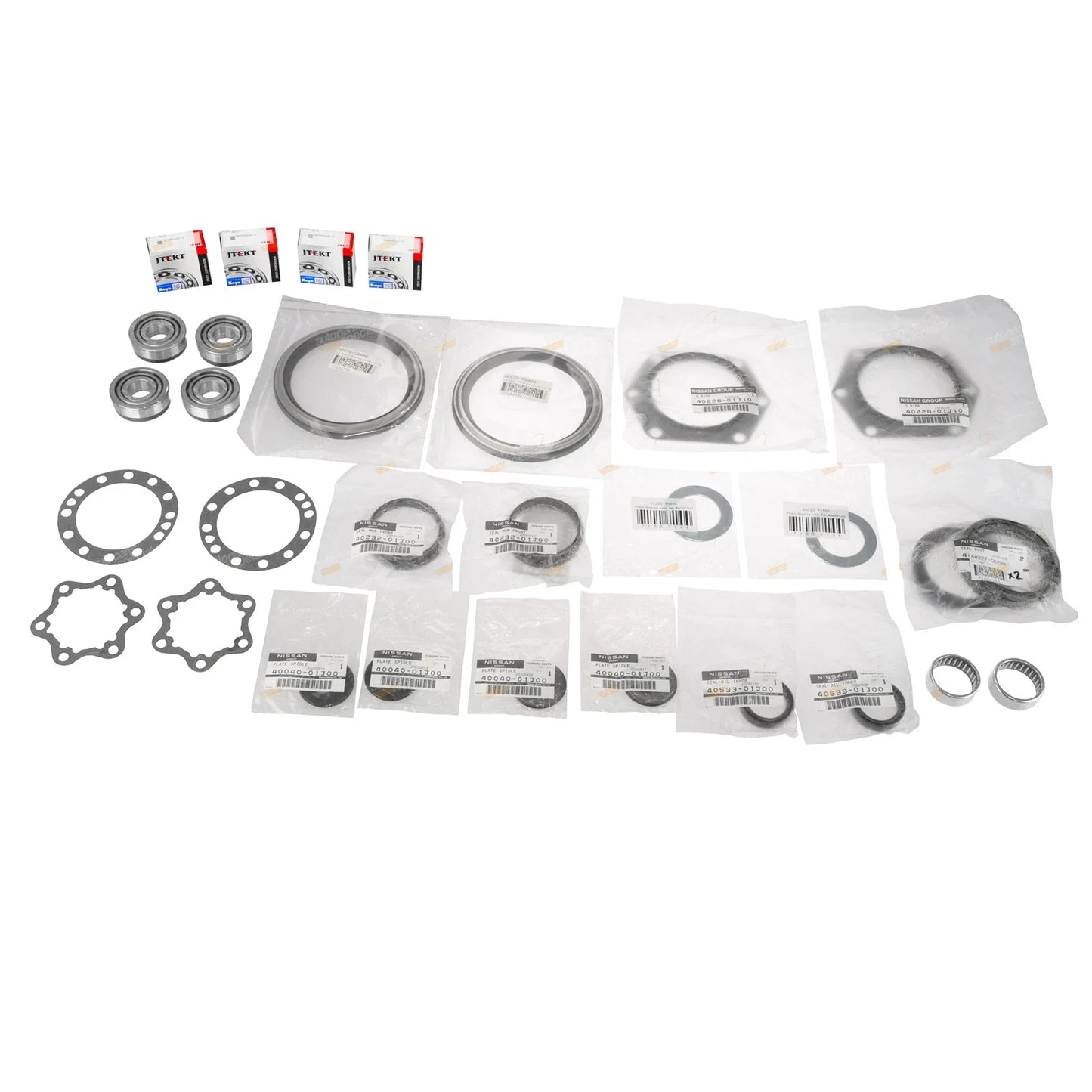 1 x Swivel Hub King Pin + Genuine Seals Rebuild Kit for Ford Maverick