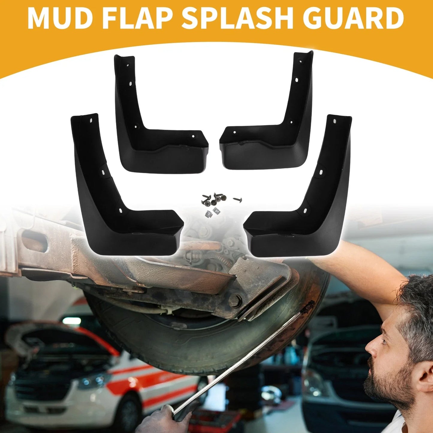 Front & Rear Mud Flap Splash Guards for BMW X1 (2016-2022)