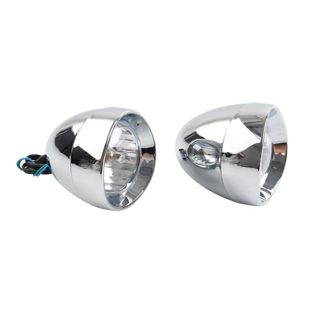 Custom Chrome Motorcycle Passing Spot Light Fog Lamp - Lights