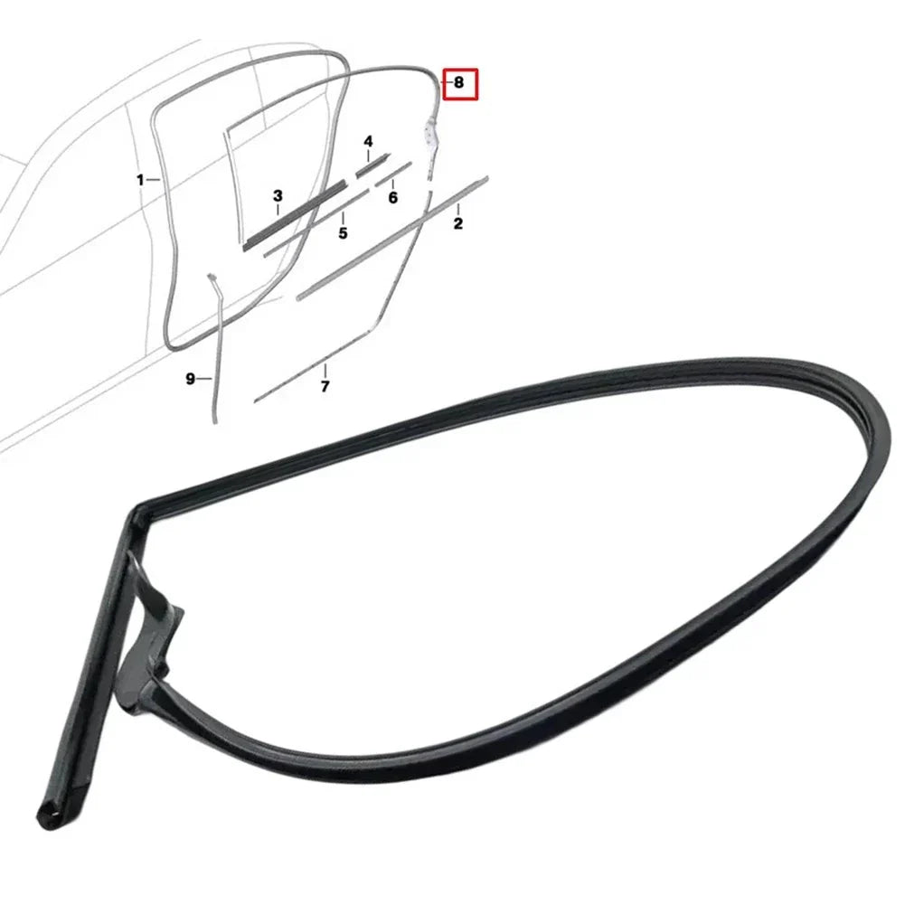 Rear Left Door Roof Seal for BMW