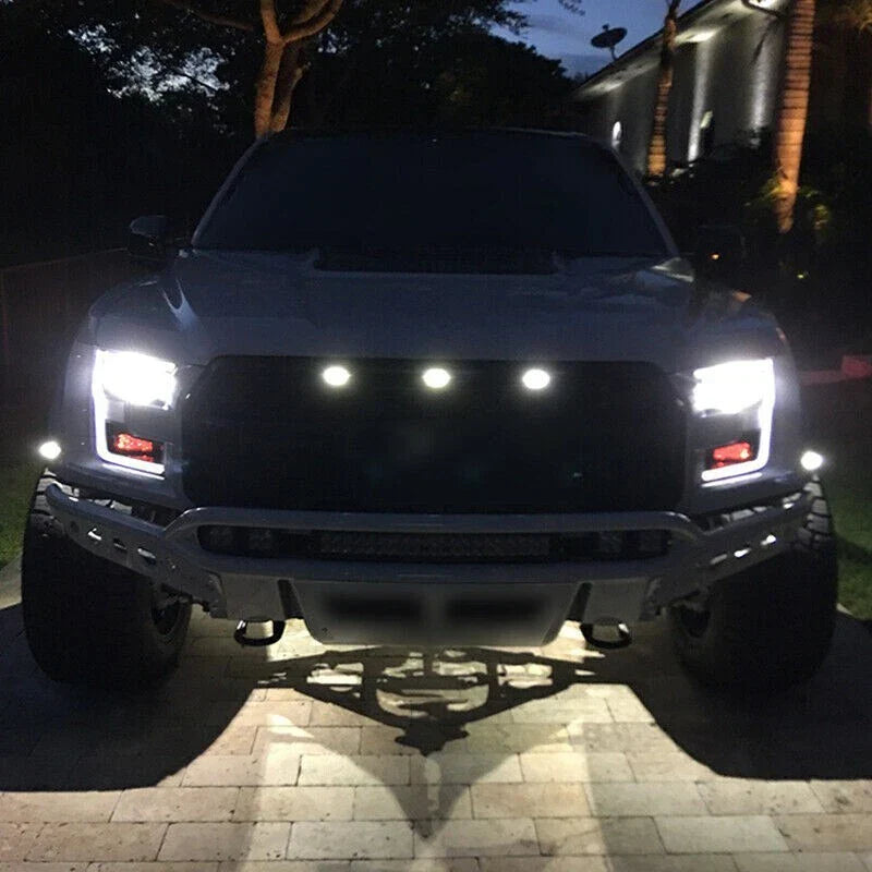 4 x 12V LED Lamp Car Grille Lighting Lights Waterproof for Ford Raptor
