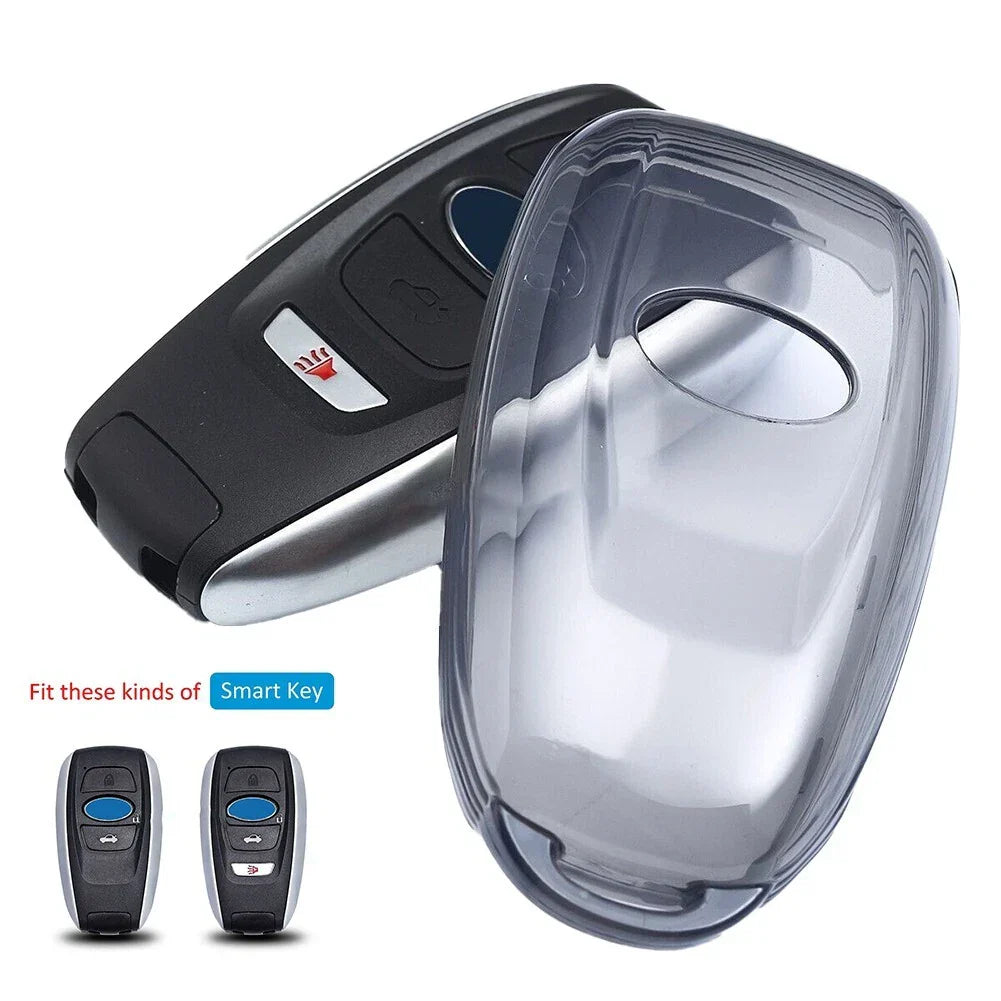 Black Transparent Key Fob Case Cover for Forester (2015–2024)